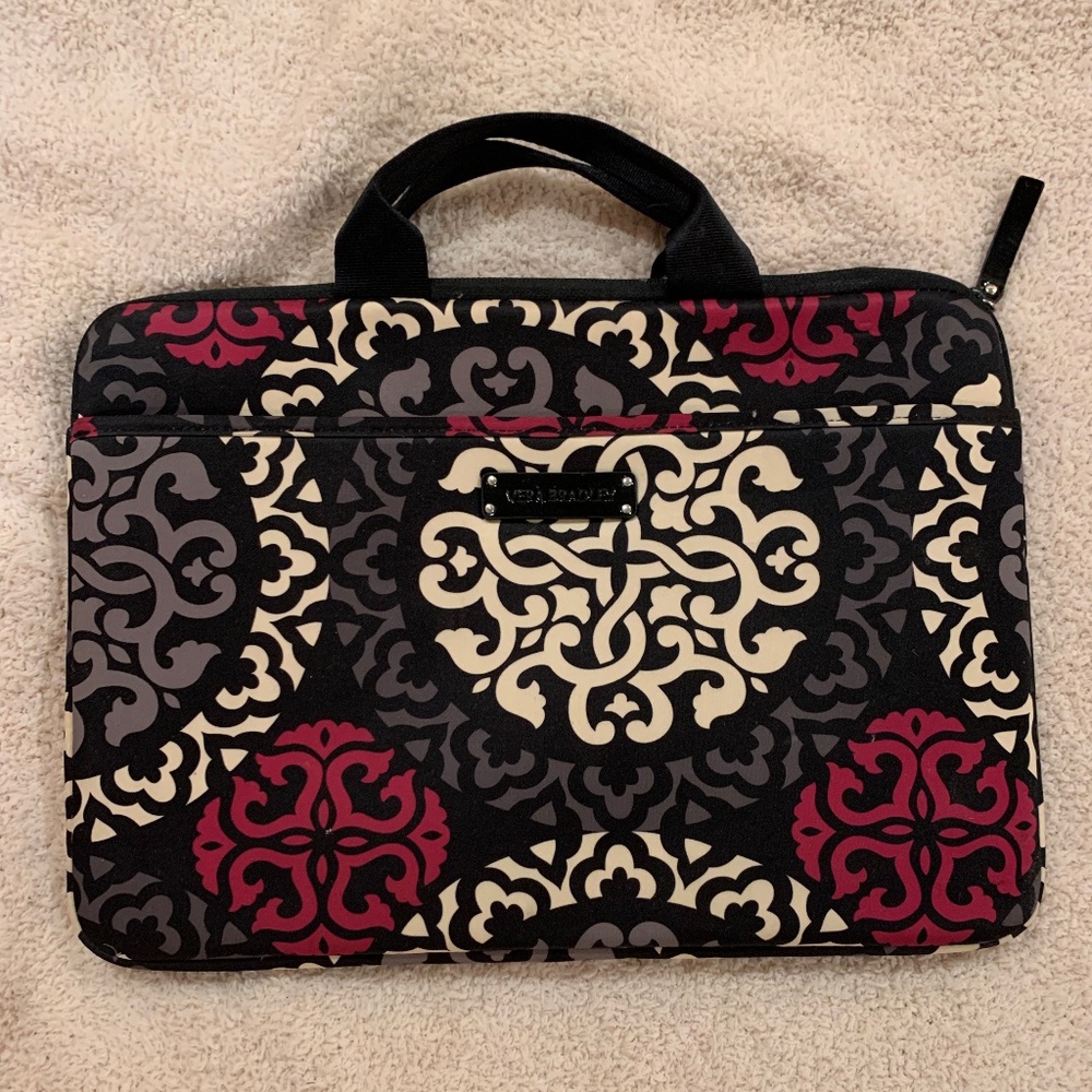 Vera Bradley Laptop Bag with secure zipper. USED ONCE - LIKE NEW